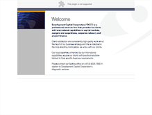 Tablet Screenshot of devcapital.com.au